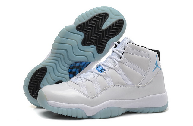 Women Air Jordan Shoes 11 Legend Blue/Columbia Blue